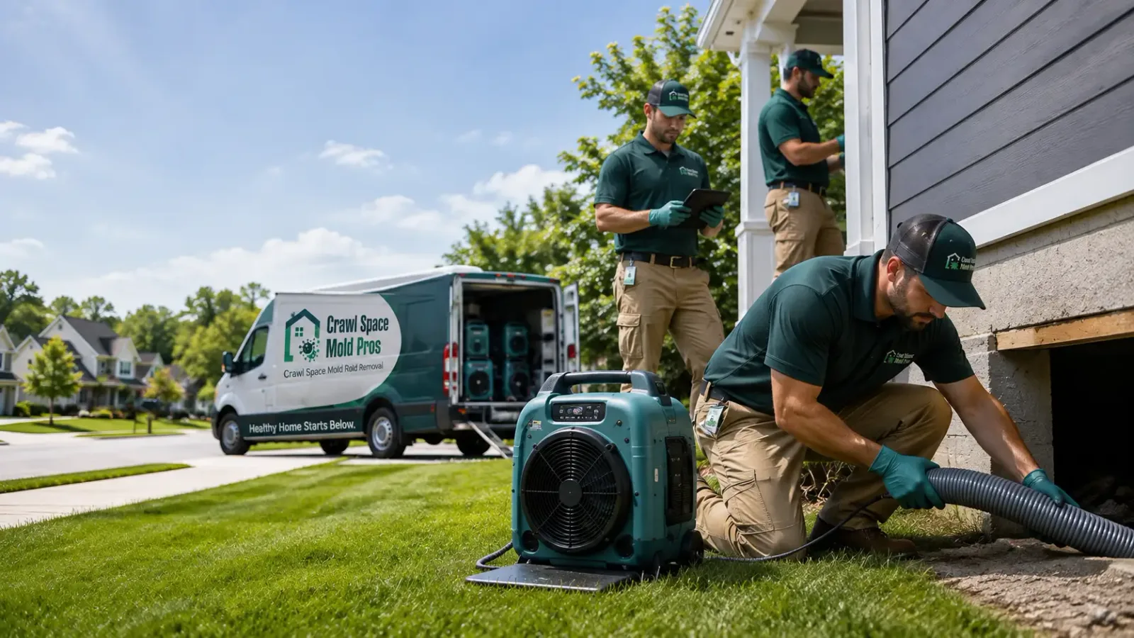 Crawl Space Mold Removal in Pacific Junction, IA